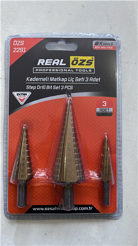 DMAX KADEMELİ MATKAP UC SETİ 3 PARÇA